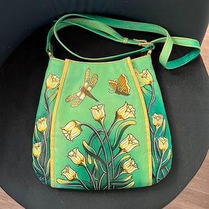 Niarvi Hand Painted Leather Purse
